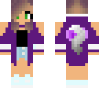 purple wolf girl