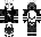 black and white demon