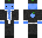 blueberry in a suit