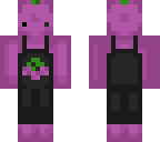grape in an apron