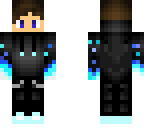 guy with blue fire