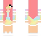 neon rainbow panda girl