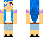pixelated blue