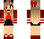 red cute girl