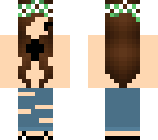 cute crop top ripedjeans girl chibi edit
