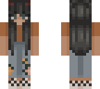 flower jeans