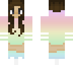 rainbow ombre girl