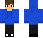 blue sweatshirt