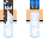 bride with bow and gloves