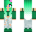 cute girl with rose -green version-
