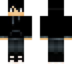 edit with a black hoodie