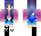 kitty cat blue hair