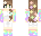 rainbow flower girl