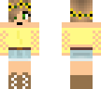 sunflower girl short hair