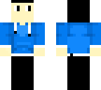 the blue hoodie
