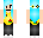 water melon blue haired girl