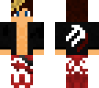 white and red singles attire
