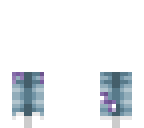 purple flower jeans