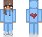 pyjama girl blue