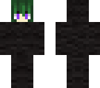 black wool with a girl head