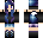 galaxy wolf girl