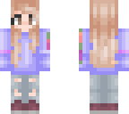 girl with grey jeans