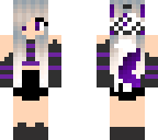 purple wolf girl
