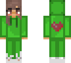 pyjama girl green