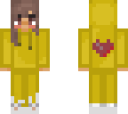 pyjama girl yellow