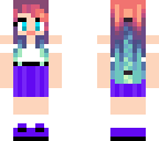 auroa borialis inspired school girl look