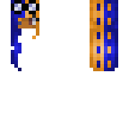 blue and orange hair base