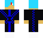 blue haired warrior