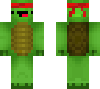derp turtle with bandana red