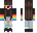 girl rainbow