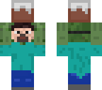 mini zombie carrying a cake