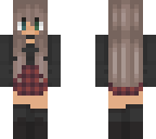 plaid skirt