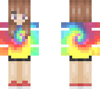 tye dye-brunette