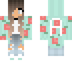 updated mint roses girl hoodie