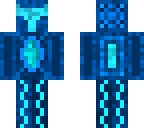 blue suit