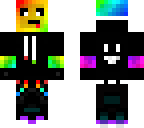 rainbow person