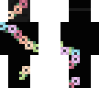 black flowers