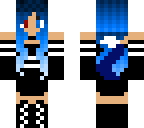 blue werewolf girl