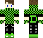 green glitch boy