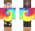 rainbow spiral boy
