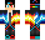 skin con gorra fire ice