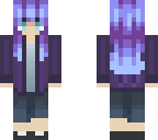 blue girl