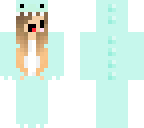 cute teal chibi dino