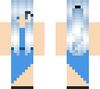 misty blue dress