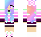 pastel hair and outfit