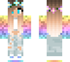 tie-dye rainbow girl
